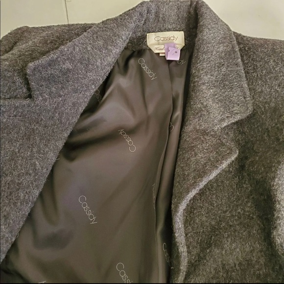 Vintage Cassidy 100% pure wool coat 10 - Picture 11 of 12